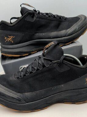 Arc'teryx Hiking Shoes Aerios FL Black Walking Outdoors Mens Size 9.5